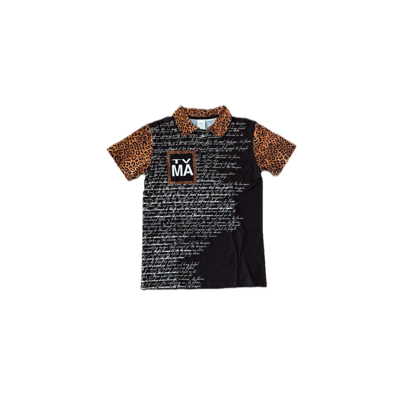Leopard Print Polo